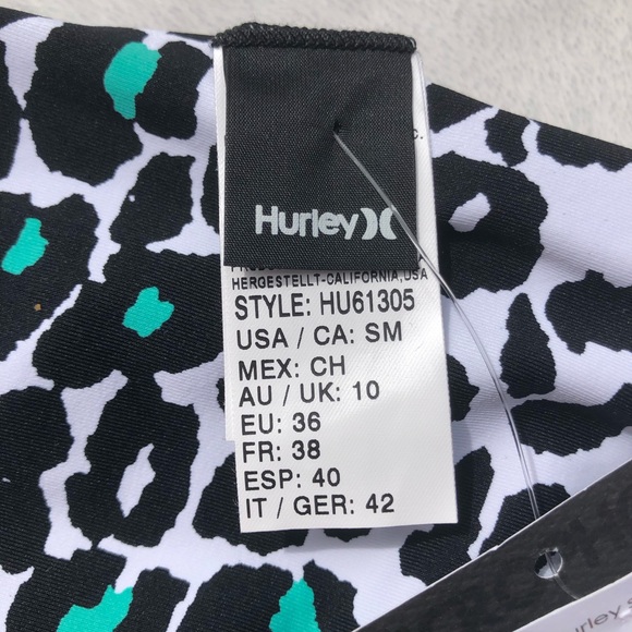 HURLEY animal print bikini bottoms small - Picture 5 of 5